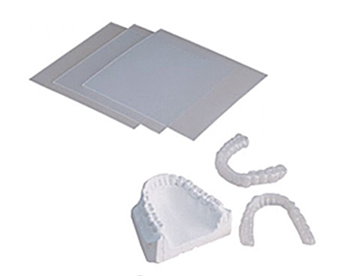 Skedmaterial Coping Material, Mjölkvit, hård, 127 x 127 mm, 0,5 mm