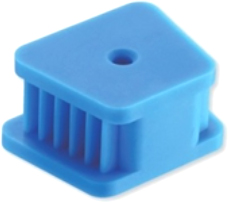 Munspärr Silikon Vuxen blå