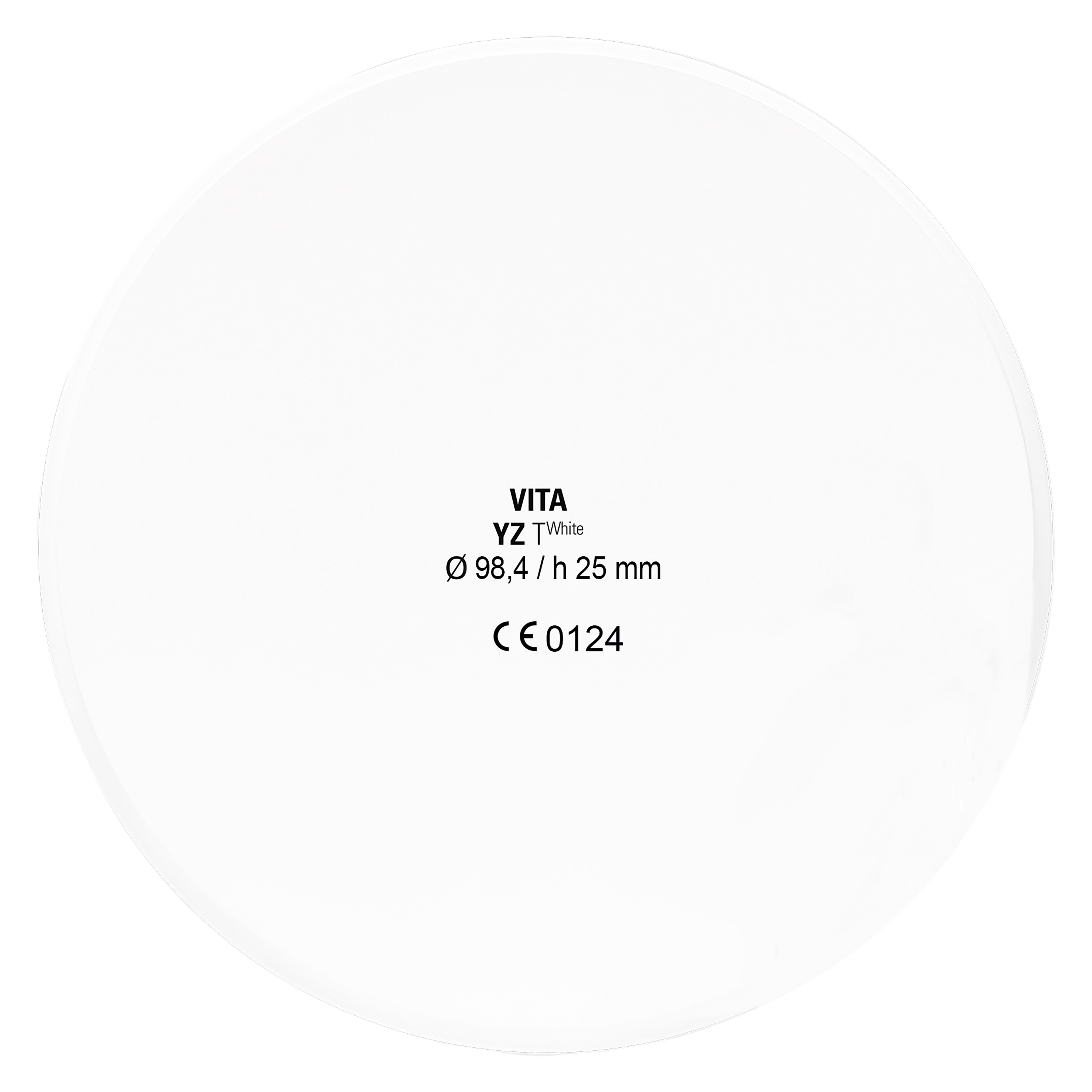 Vita CAD Disc YZ HT White - 98,4 x 25 mm