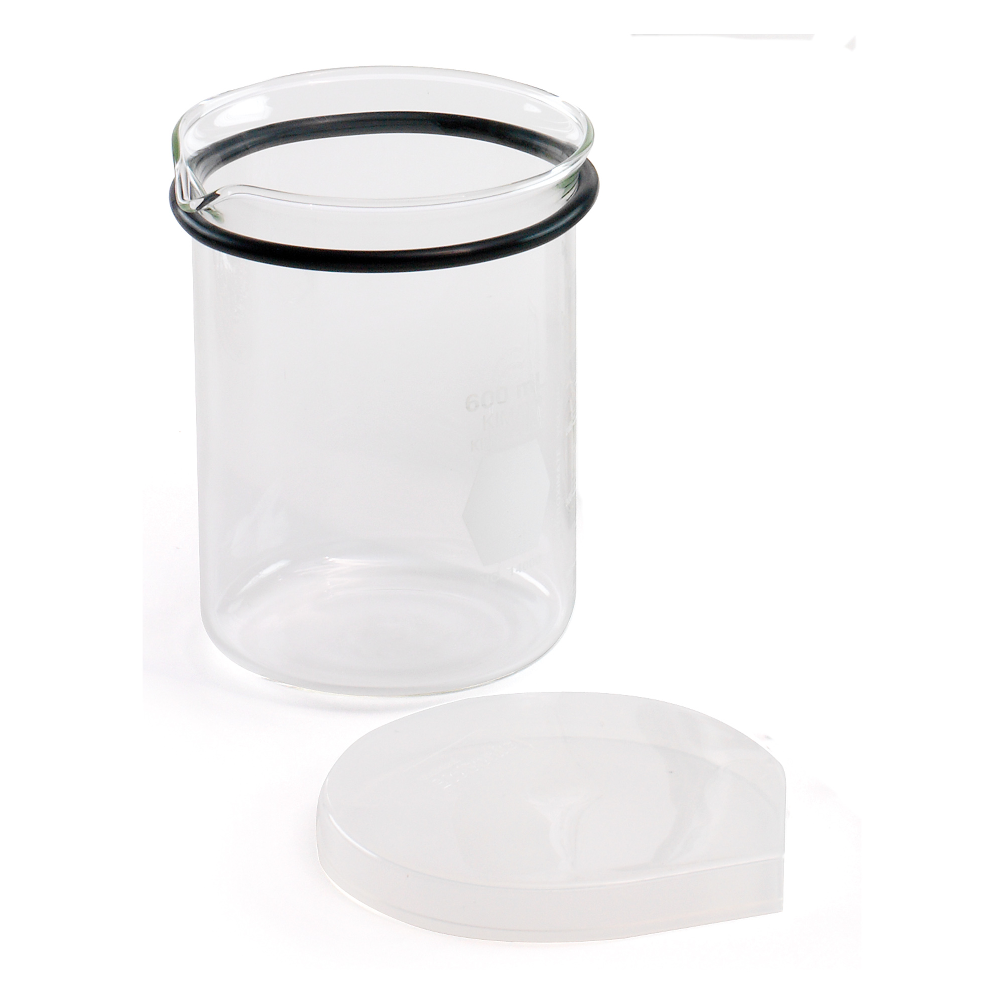 BioSonic Tillbehör - UC53 - Glasbägare/ 600 ml, inkl. lock & gummiring