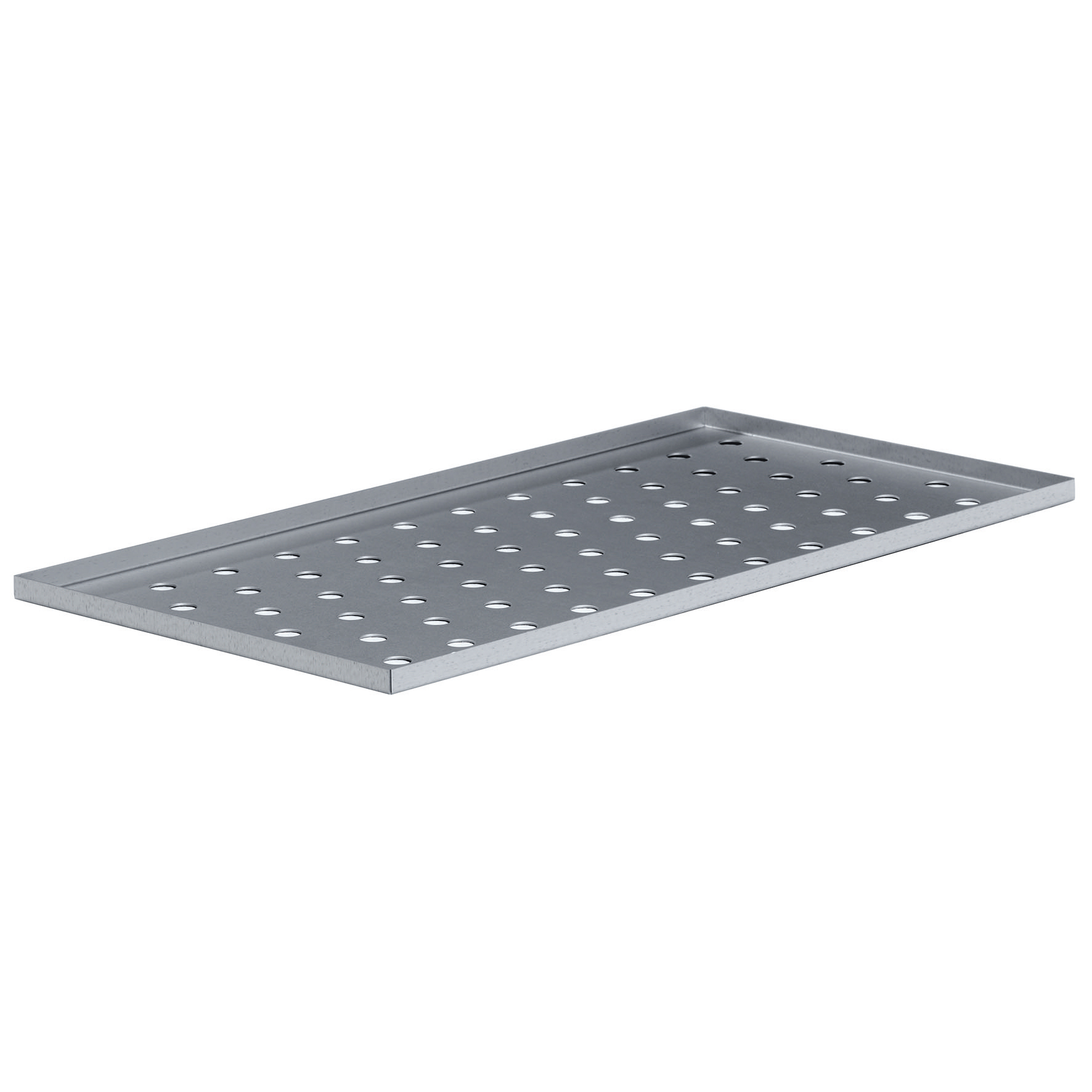 Bricka perforerad - För HS33 i Aluminium/ 603 x 308 x 15 mm