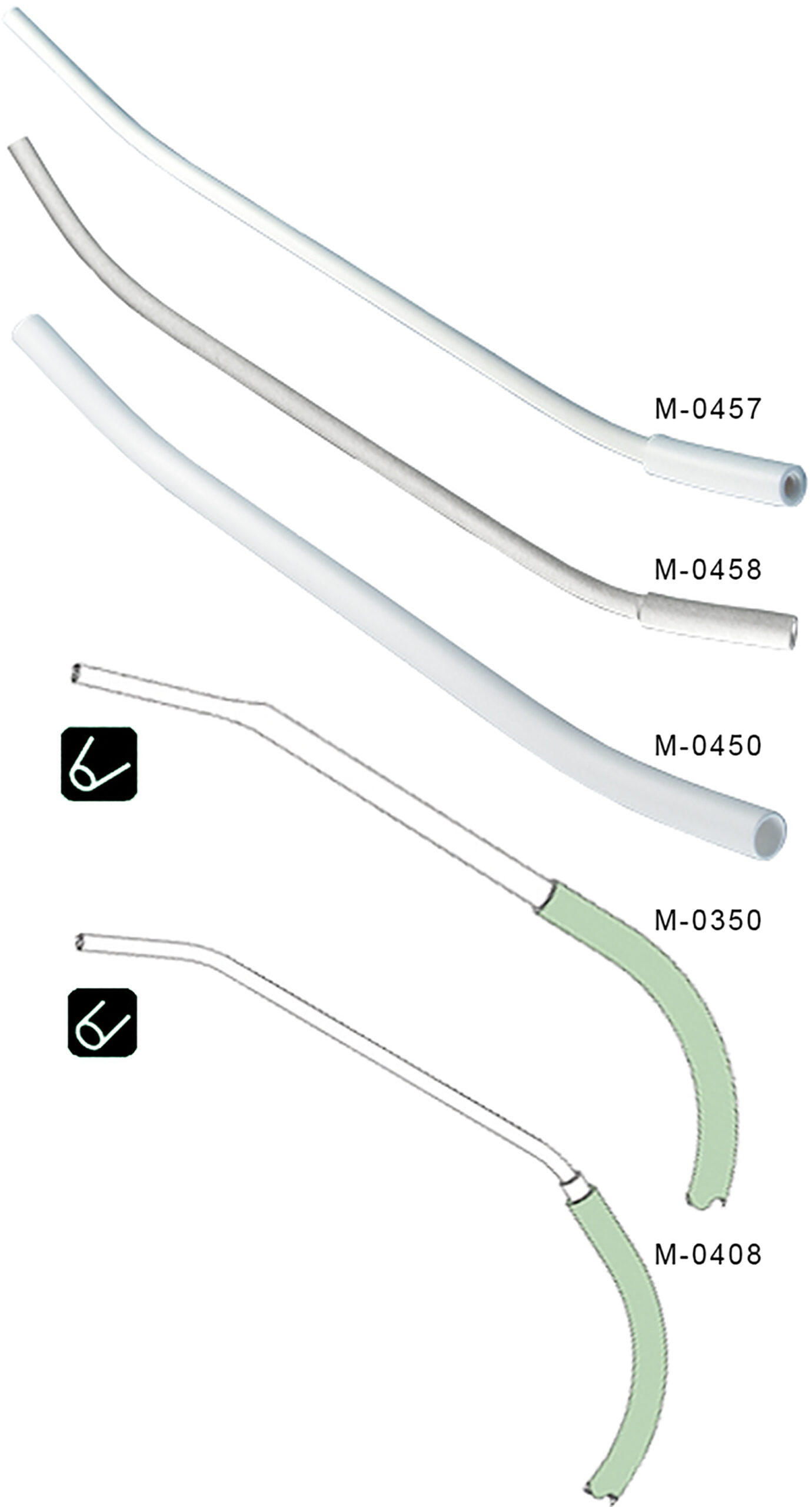 Medena öronsug M0458, Munstycke 17 cm, ø 4,0 mm