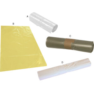 Avfallspåse C.Transparent 60 liter