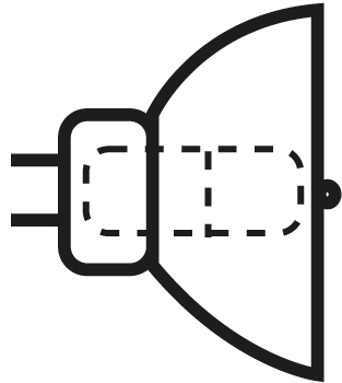 Härdljus - Lysta, Walklite8 V / 20 W