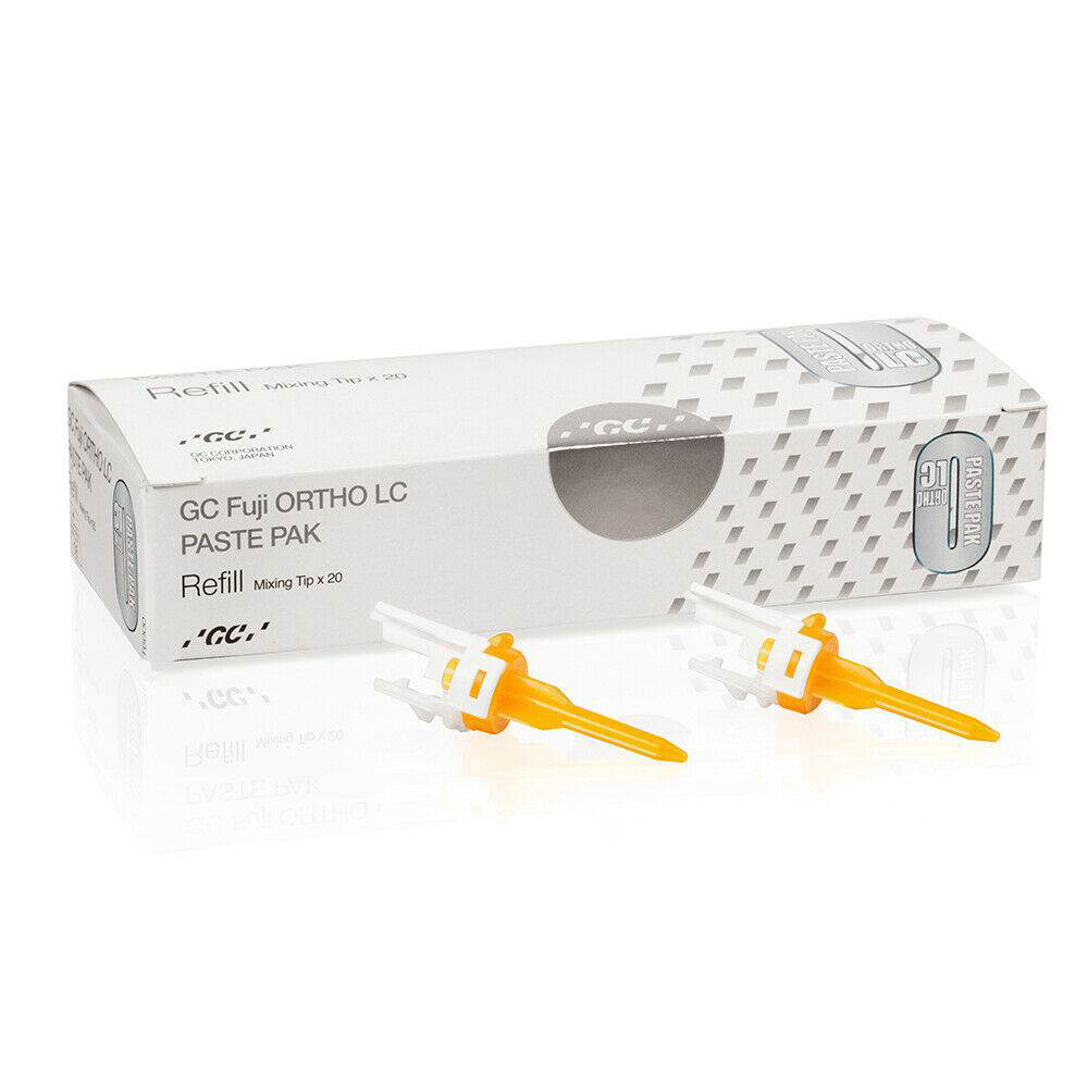 GC Blandningsspets Fuji Ortho LC, Paste Pak, Gul, 20 st