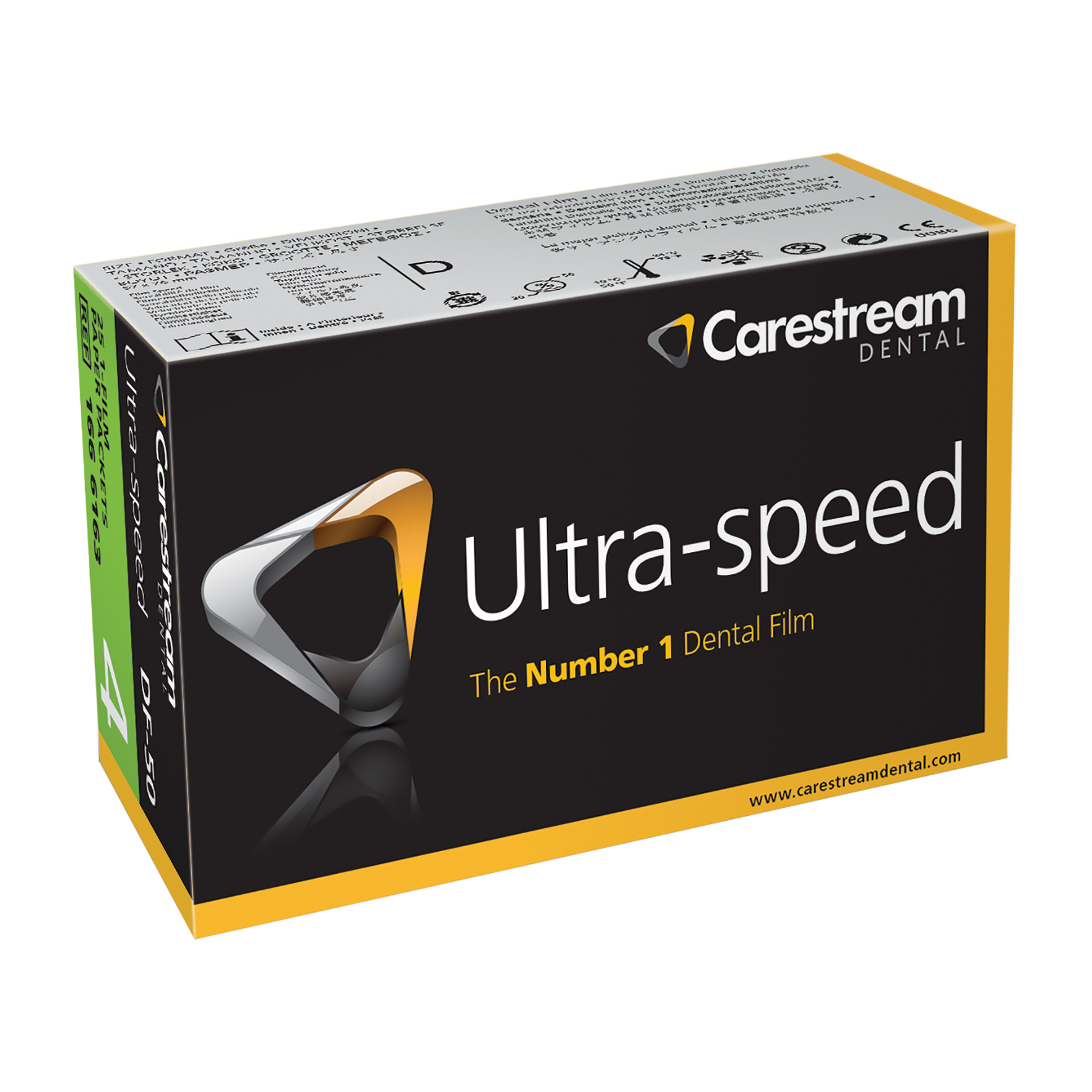 Ultra-speed Occlusalfilm DF-50, enkel, 76 x 56 mm