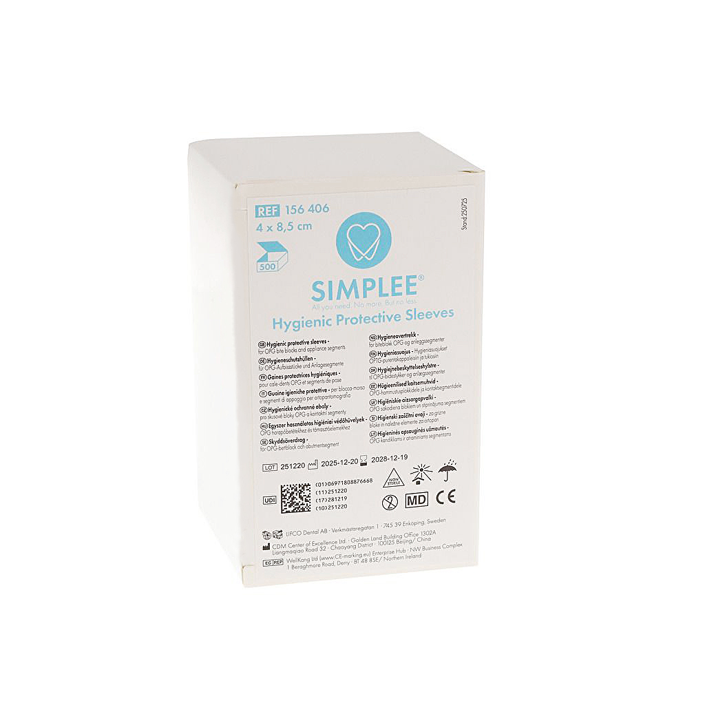 Simplee Hygienskydd 4 x 8,5 cm, 500 st