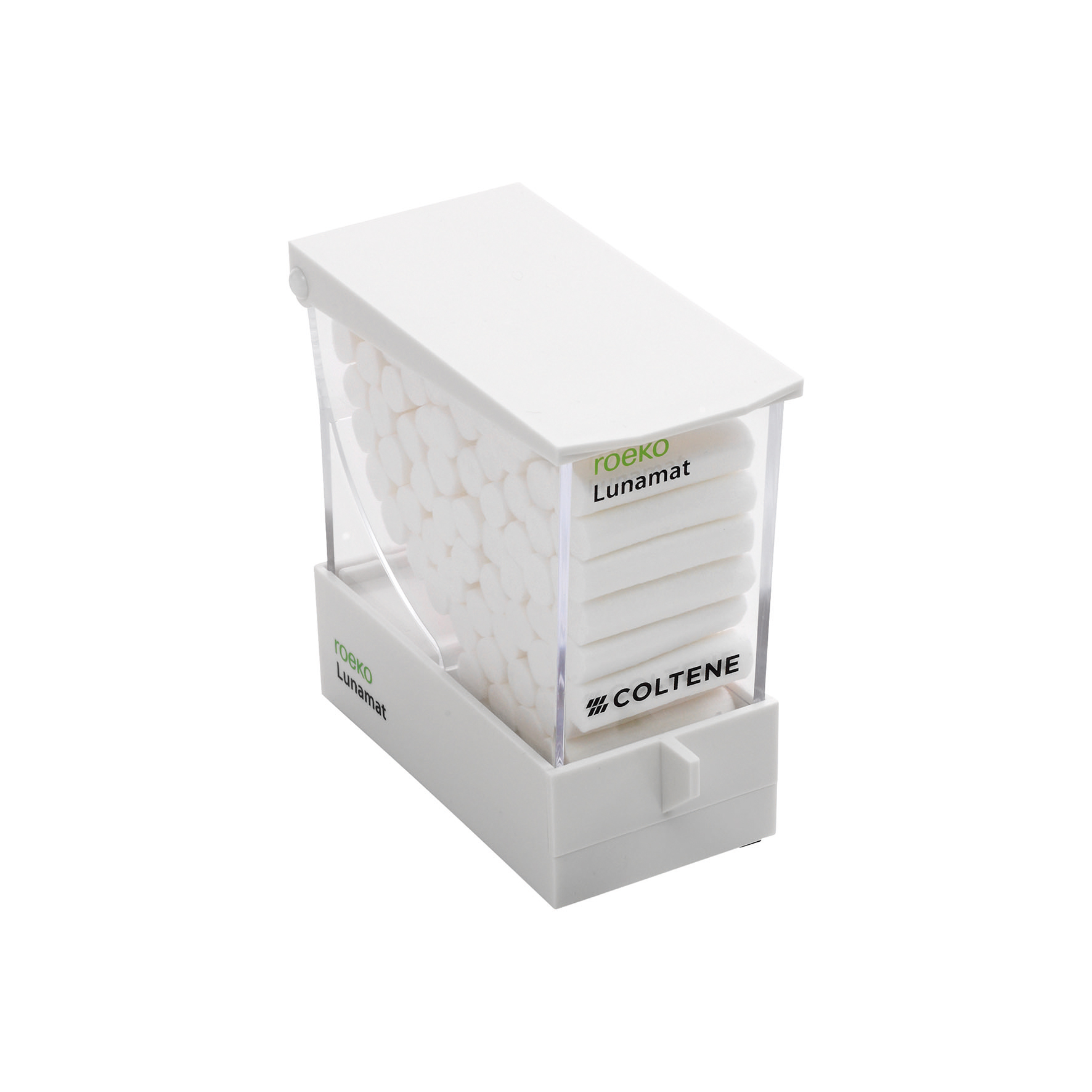 Automat för bomullsrullar Lunamat