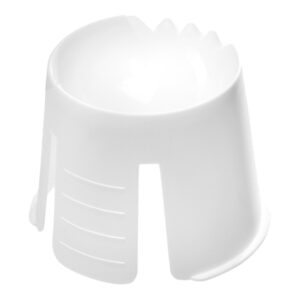 Eco + Dappenbägare Tandad Kant 50 st, Vit