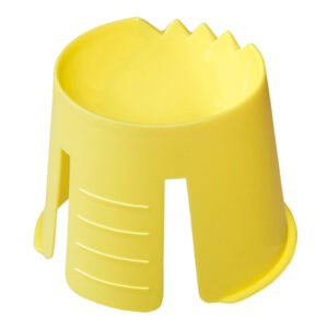 Eco + Dappenbägare Tandad Kant 50 st, Gul