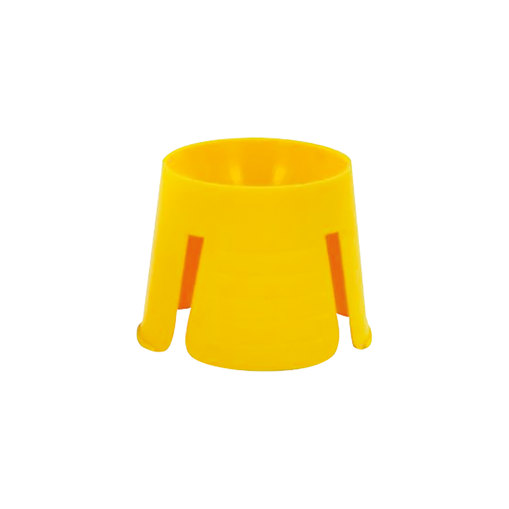 Dappenbägare Plast Gul, 50 st