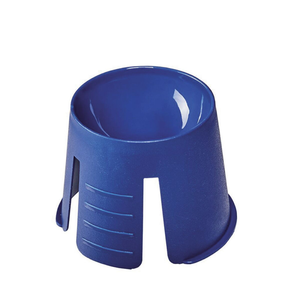 Simplee Dappenbägare plast med rak kant, blå