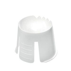 Simplee Dappenbägare plast med tandad kant, fossilfri