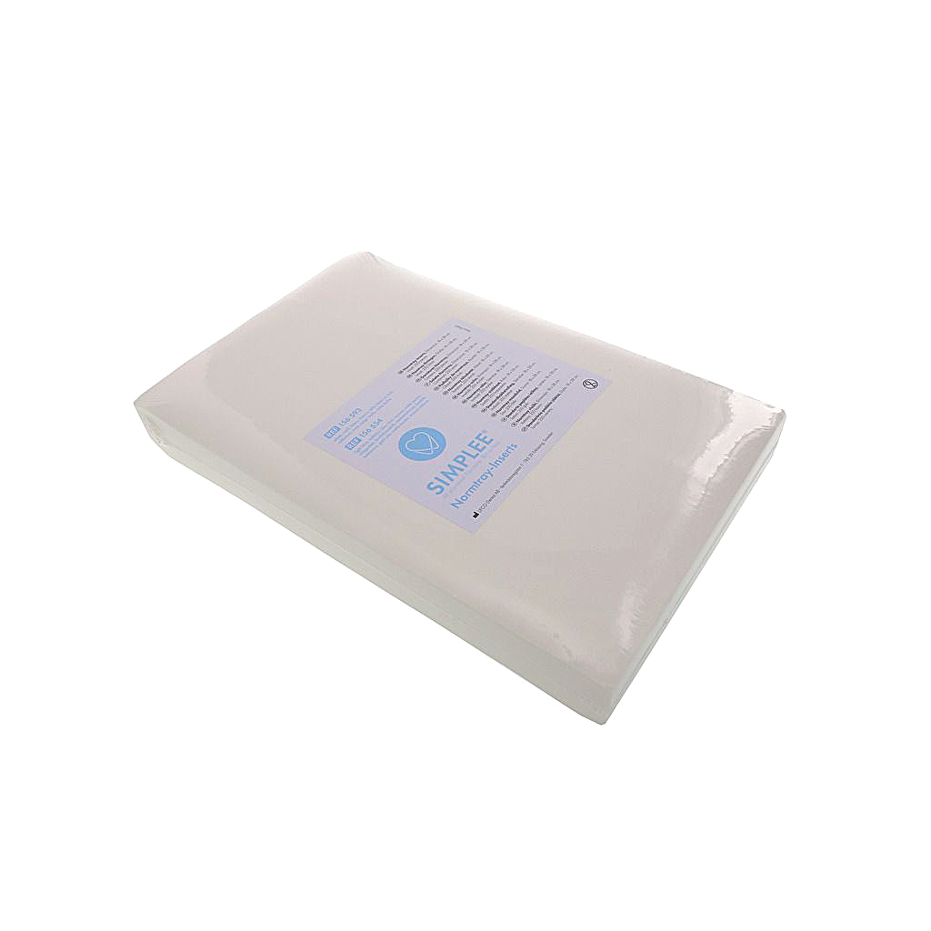 Simplee Brickpapper, Vit, 18x18 cm