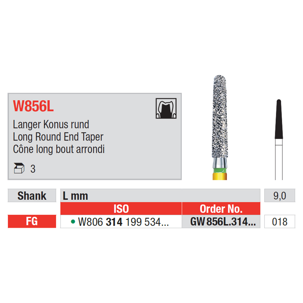 W856L 018G Grov, FG