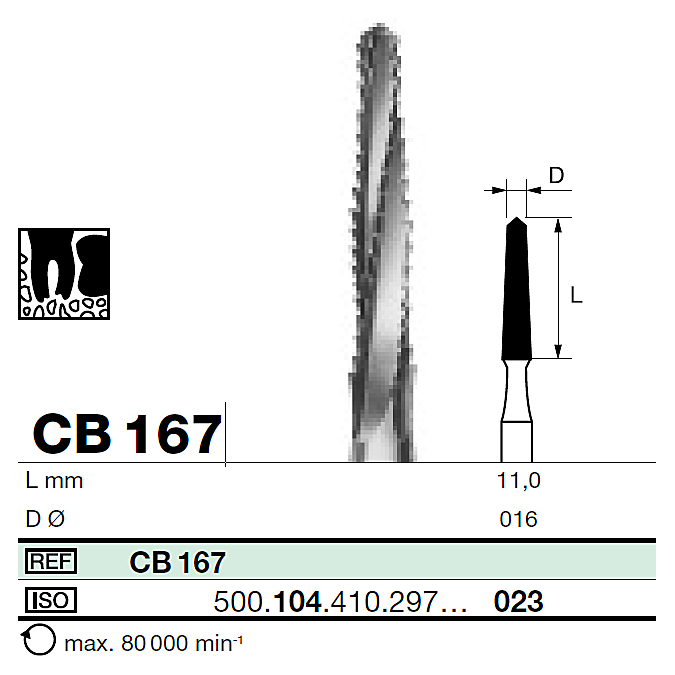 Fräs CB167 023, HST