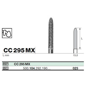 Fräs D&Z CC295MX 023 HST, 3 st