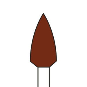 Top Dent Polerare för guld, amalgam B8, ID 4041, VST