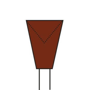 Top Dent Polerare för guld, amalgam B9, ID 4051, VST