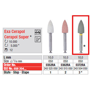 Exa Cerapol Super 050 Grön 0372RA, VST
