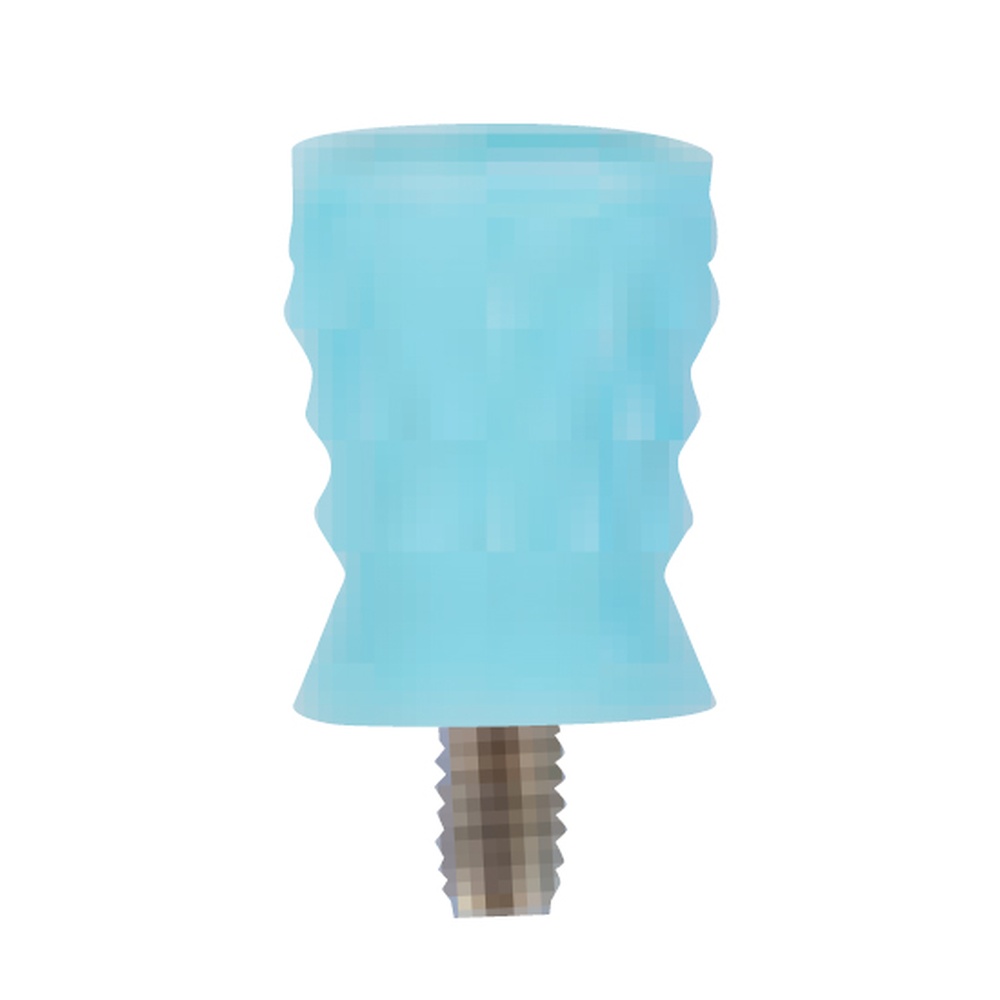 Simplee elite gummi kopp Screw-In, Ljusblå 100 st