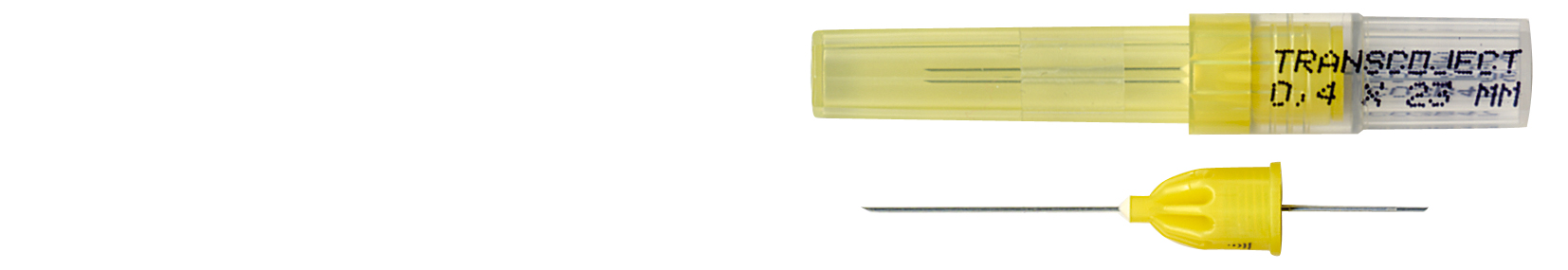 Transcodent 27G, 23 mm, gul