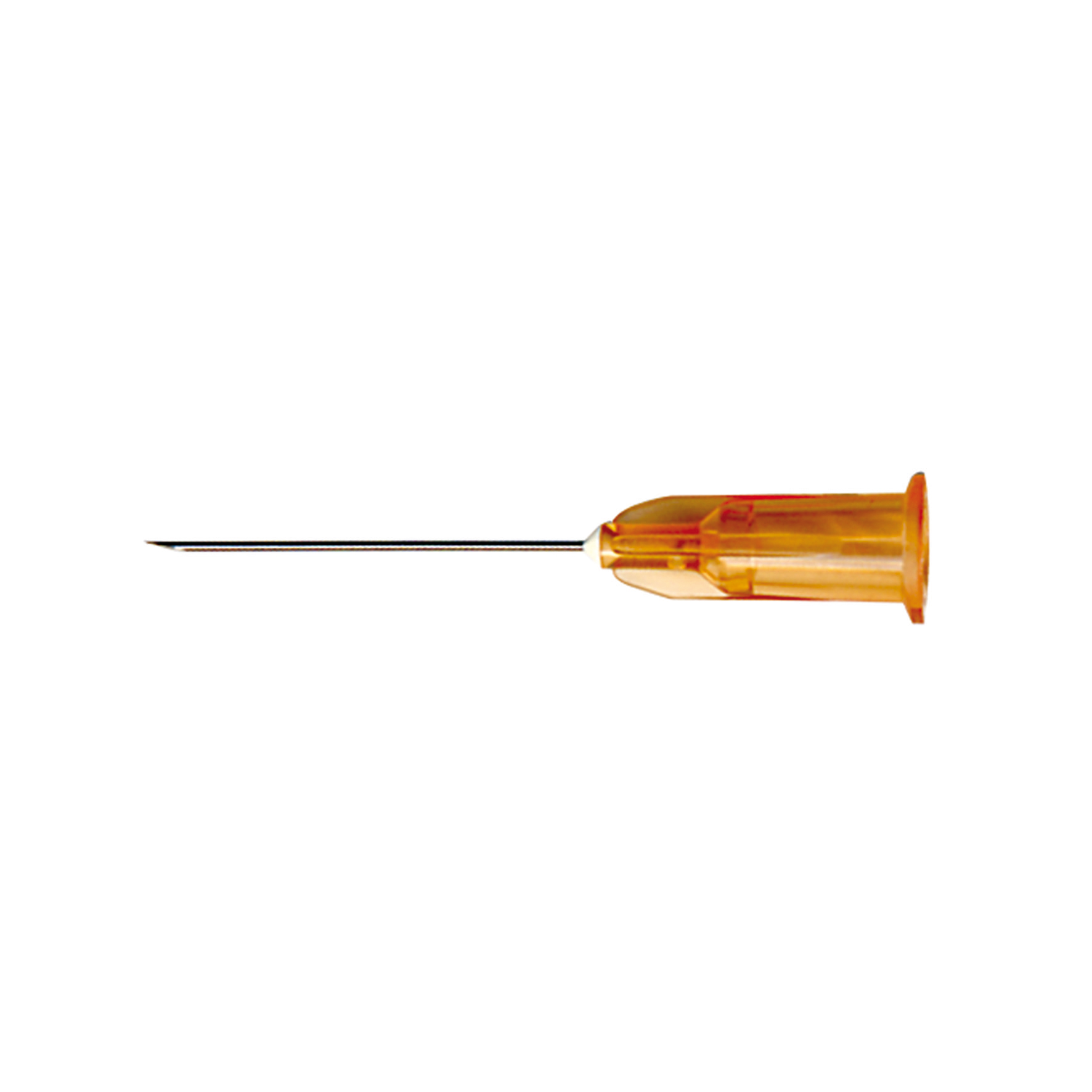 Transcodent spolkanyler 25 G, 0.5 x 23 mm, orange, Luerlock
