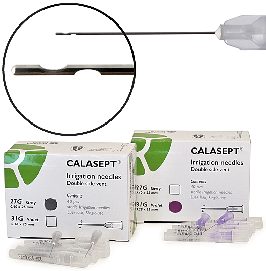 Calasept spolkanyl 31G 0,28 x 25 mm, Lila