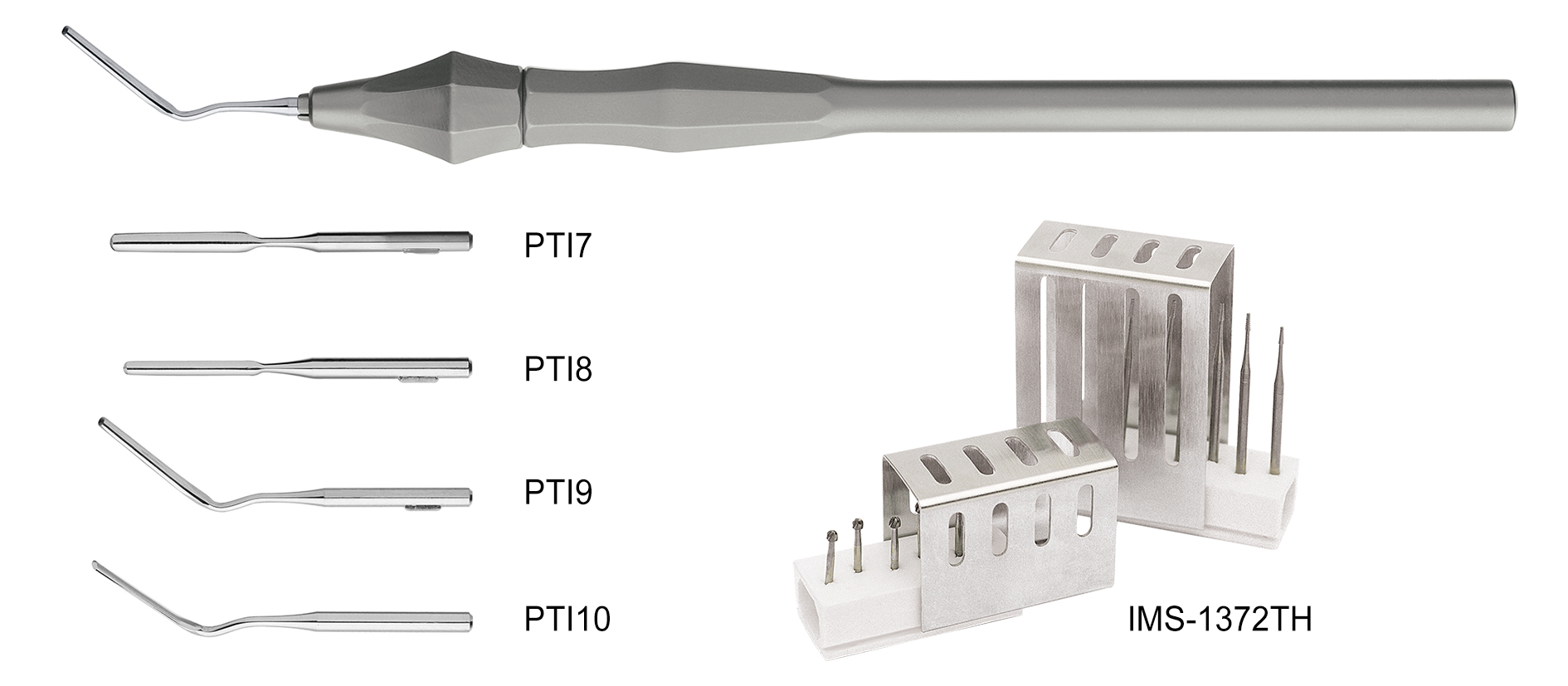 Hu-Friedy Periotome Kit (PT17, PT18,PT19,PT10), PTIKIT