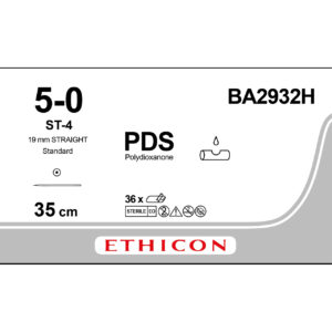 Ethicon Sutur, PDS, 5-0, ST-4, 35 cm, BA2932H