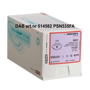 Hu-Friedy Sutur, PGAFA, 4-0, C-6, 18,7 mm, 45 cm, PSN535FA