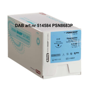 Hu-Friedy Sutur, Polypropylen, 4-0, C-6, 18,7 mm, 45 cm, PSN8683P