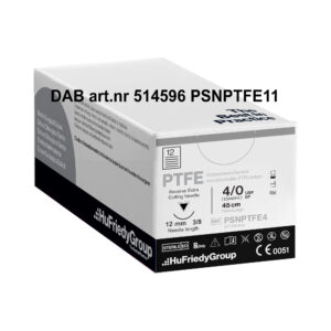 Hu-Friedy Sutur, PTFE3-0, C-3, 13 mm, 45 cm, PSNPTFE11