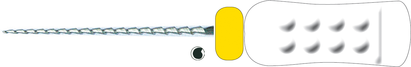 NiTi H-Filar 25 mm Nr 45