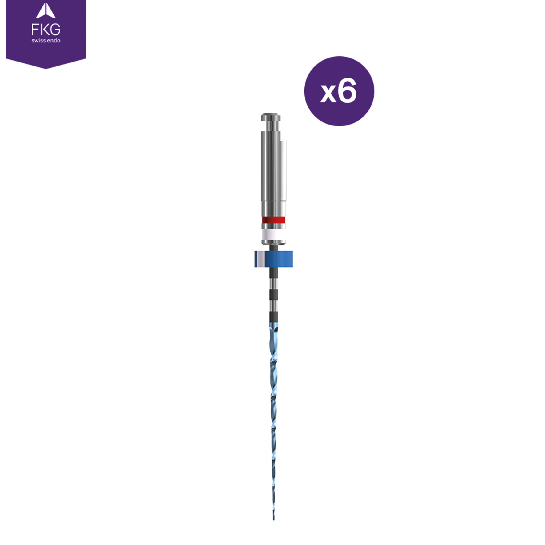 FKG Race Evo, Nr 15/.04 21 mm Vit/Röd, Sterila