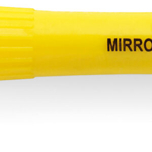 Top Dent Spegelskaft Gul