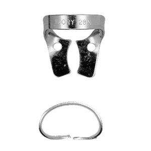 Kofferdamklammer Ivory 28N