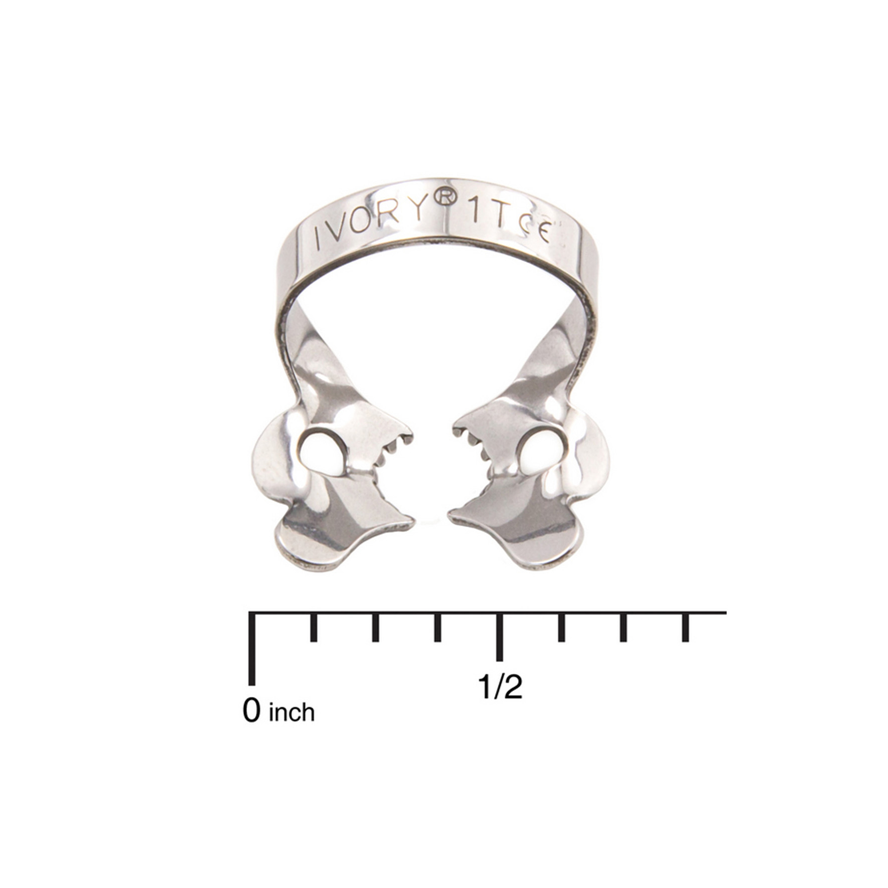 Kofferdamklammer Ivory 1T