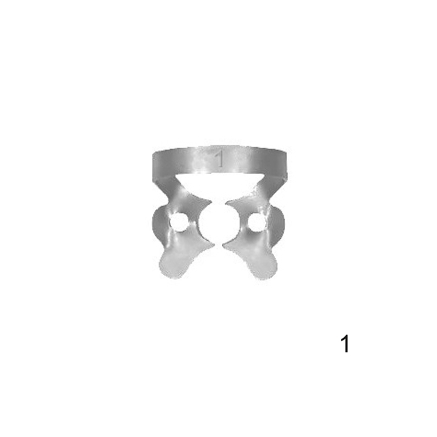 Kofferdam klammer nr 1, 1 st