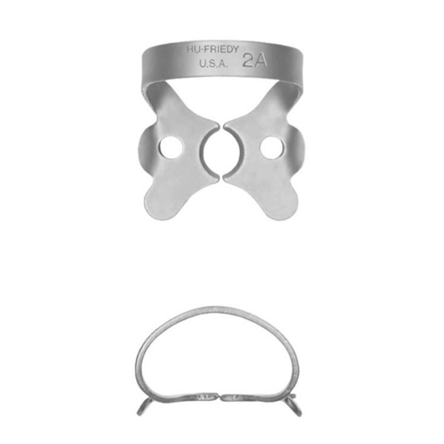 Hu-Friedy Kofferdamklammer Satin Steel, RDCM2A