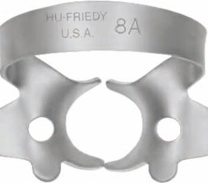 Hu-Friedy Satin Steel kofferdamklammer 8A, för rot, RDCM8A