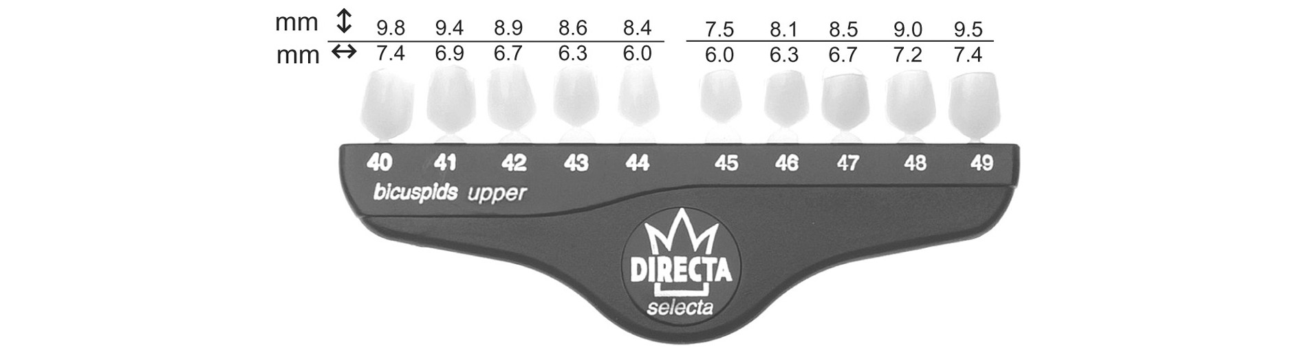 Directa kronor premolarer ök Nr 41