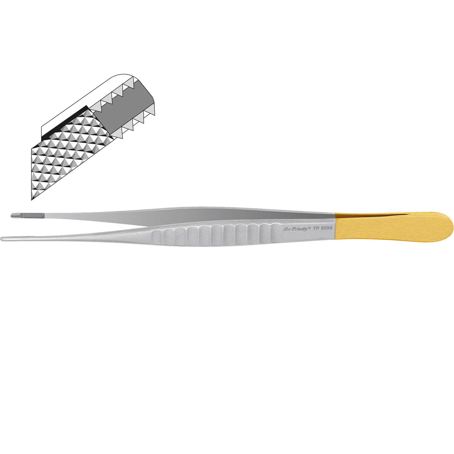 Hu-Friedy Rak pincett Gerald, 18 cm, TPG1