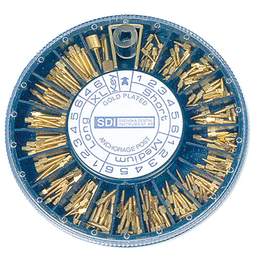 Rotskruvar, mässing Nr 2 L (17)