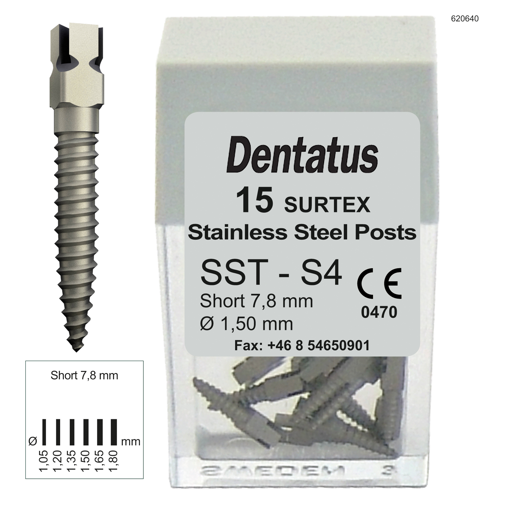 Rotskruvar, Stainless Steel RST-4S