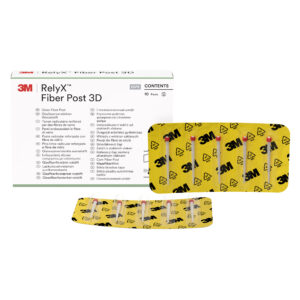 Relyx fiber post 3D Stift Nr 2, 1,6 mm, Röd