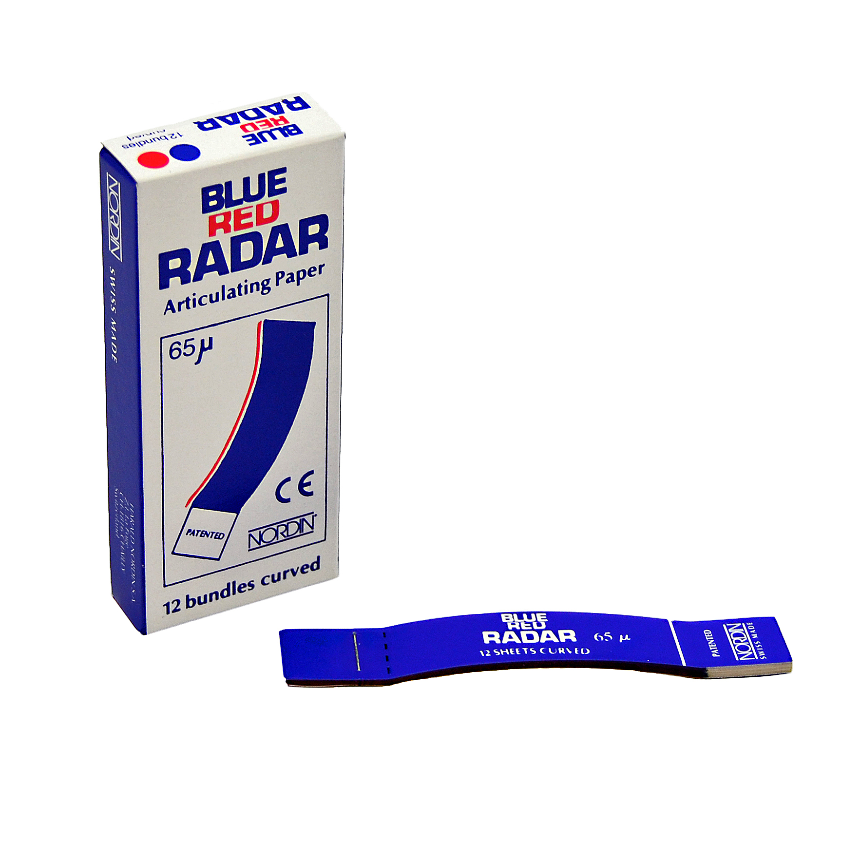 Blue Red Radar Blå-röd-böjt