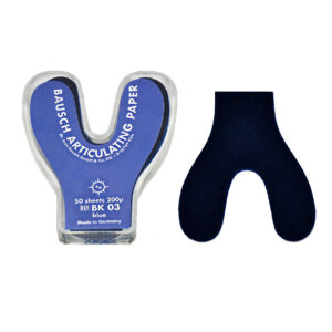 Bausch BK-03, blå, hästskoform, 200 my