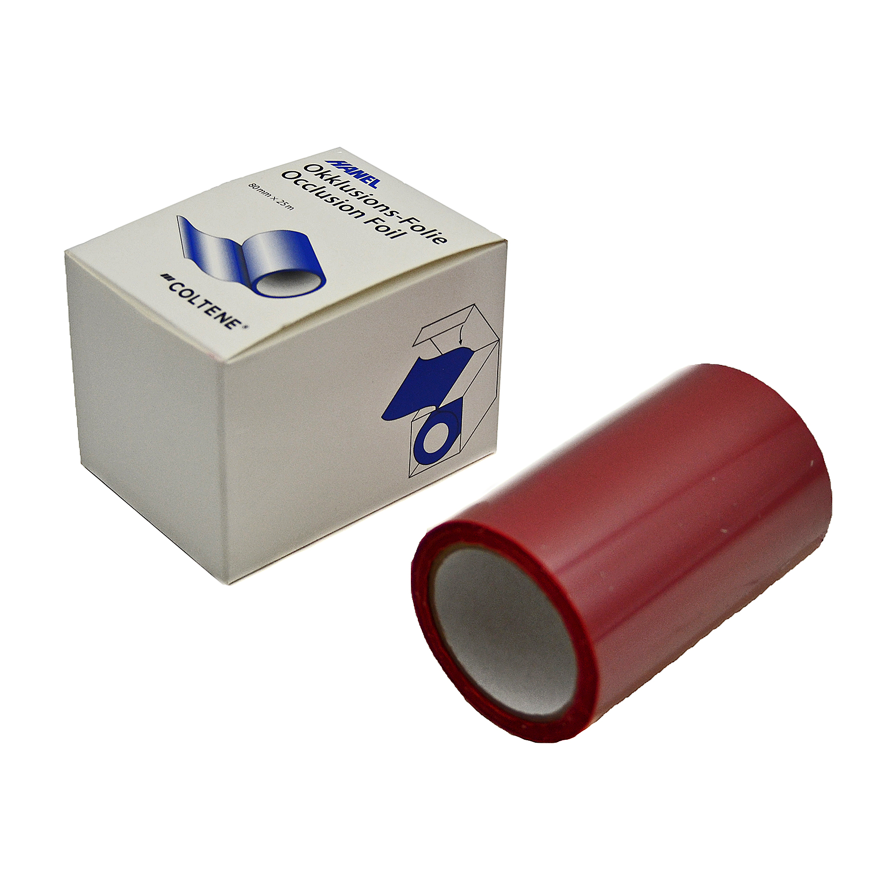 Hanel Artikulationsfolie 80 mm Röd, 500 st