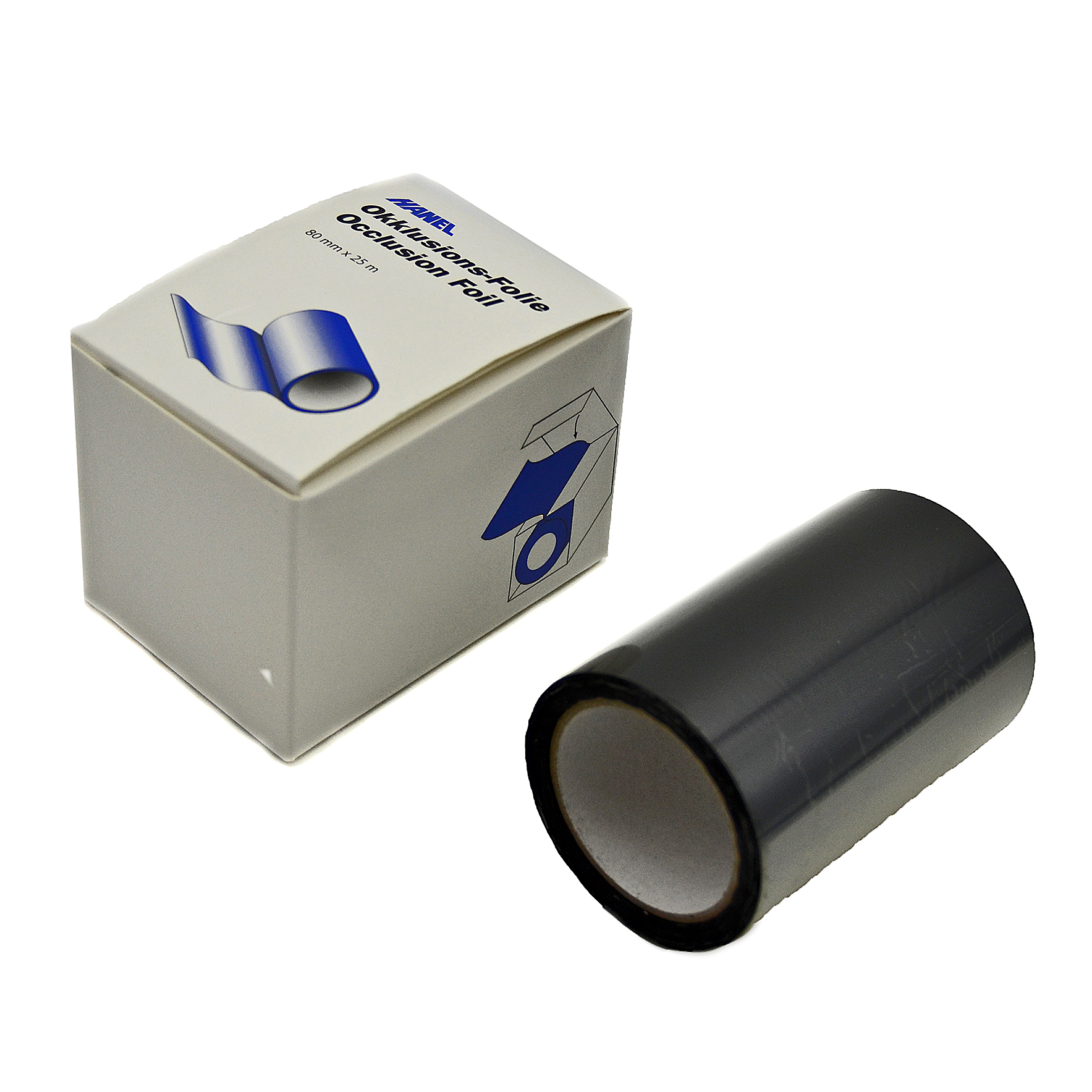 Hanel Artikulationsfolie 80 mm Svart, 25 m